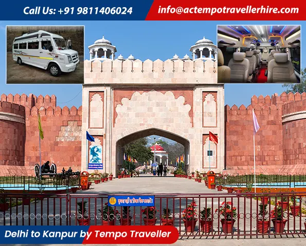 Delhi to Kanpur Tempo Traveller