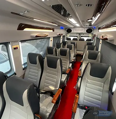 20 Seater Tempo Traveller on Rent