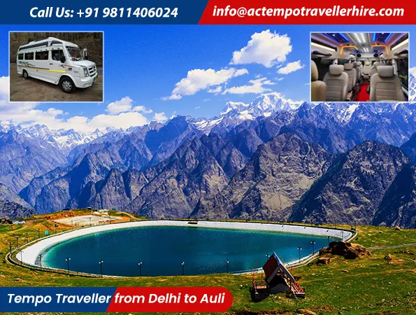 Tempo Traveller from Delhi to Auli