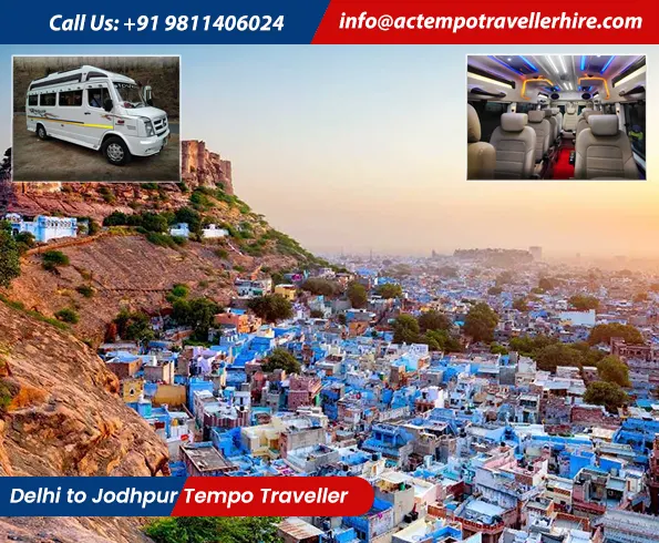 Delhi to Jodhpur Tempo Traveller