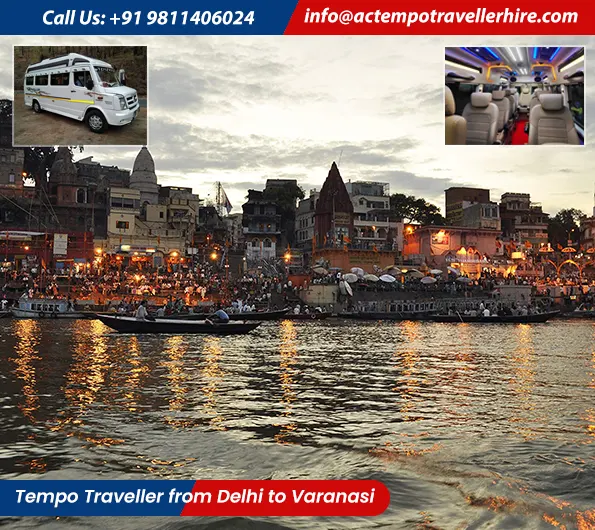 Tempo Traveller from Delhi to Varanasi